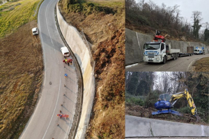 San Pietro di Feletto, intervento urgente della Provincia sul 2^ tornante della SP 37